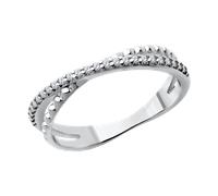 Damenring aus 925er Silber mit Zirkonia