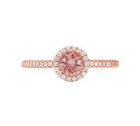Damenring aus rosévergoldetem Sterlingsilber
