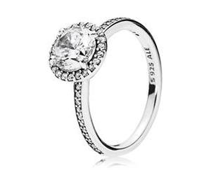 Damenring Sterlingsilber Zirkonia