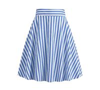 Damenrock aus Kunstleder, gestreift, Retro-Stil, modisch, lässig, Rock, Shorts, Weiß, Rock, Shorts