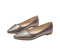 Damenschuhe Elegant Und Bequem Sommerschuhe Damen Brautschuhe Flach Weiß Bequem Spitze Zehe Ballerinas Slip On Schuhe Prinzessinschuhe Leicht Sandalen Hochzeitsschuhe