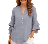 Damenshirt Weiße Bauchfreie Strand Rüschenbluse Gummizug Leder Boot Seiden Basketball Dreiviertelarm Ältere Rundhalsshirt Kurzen Flügelärmel Lachsfarben Gemusterte Kragenformen Eng Reserved
