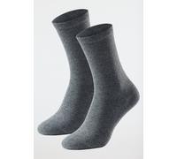 Damensocken 2er-Pack Organic Cotton schwarz - 95/5 39/42