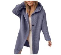 Damenstrickjacke Strickjacke Damen Strickjacken Wolljacke Boucle Jacke Für Grobstrickjacke Blazer Sportlich Lang Westen Leichte Pullover Strickmantel Oversized