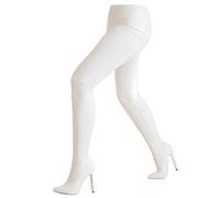 Damenstrümpfe, Overknee-Stiefel, Übergröße, Stretch-Stiefel, Stiletto-High-Heels, Overknee-Hosenstiefel, Spitze Zehen, sexy Lange Stiefeletten,Weiß,45