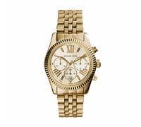 Damenuhr der Marke Michael Kors in der Farbe Gold. Das Gehäuse hat einen Durchmesser von 38 mm. Marke: Michael KorsModellname: MK5556Kategorie: DamenarmbanduhrMaterialien: EdelstahlFarbe: GoldZeitmess