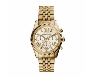 Damenuhr der Marke Michael Kors in der Farbe Gold. Das Gehäuse hat einen Durchmesser von 38 mm. Marke: Michael KorsModellname: MK5556Kategorie: DamenarmbanduhrMaterialien: EdelstahlFarbe: GoldZeitmess