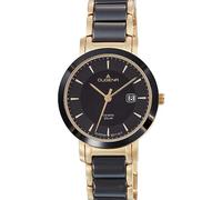 Dugena Damenuhr Edelstahl mit Keramikband 4461008