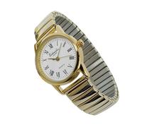 Damenuhr Eichmüller Analog Zugband Gelbgoldfarben 27327