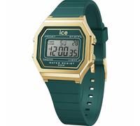 ICE-WATCH - Ice Digit Retro Verdigris - Blaue Damenuhr mit Plastikarmband - 022069 (Small)