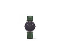 Damenuhr - Paul Hewitt - PH-SA-S-ST-B-12M - Schwarzes Leder - Ø 39 mm - Wasserdichtigkeit 5 Atm Schwarz