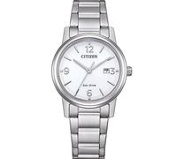CITIZEN Damen Analog Eco-Drive Uhr mit Edelstahl Armband EW2720-57A