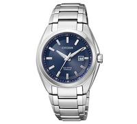 Citizen Damen-Armbanduhr XS Super Titanium Analog Quarz Titan EW2210-53L, Blau