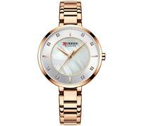 Damenuhren in Roségold Top Brand Luxus Armbanduhr Frauen Quarz Wasserdicht Damen Armbanduhr Damen Mädchen Uhr Uhr rose gold white