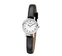 Damenuhren Quarz Lederband Kleiner Durchmesser rund 20mm von Regent (Stahl arabisch)
