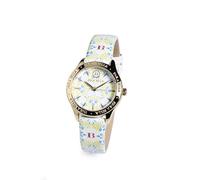 Damiata Gioielli Isola Bella MAIOLICA Uhr aus Stahl und Leder 40000117, mehrfarbig