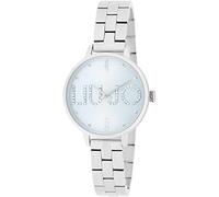 Damiata Gioielli LIU JO Couple Plus Damen Armbanduhr mit Gehäuse und Armband aus Edelstahl, Zifferblattfarbe: Blau, Gehäusedurchmesser: 32 mm, TLJ2039