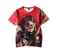DAN DA DAN Tshirt Ayase Momo Anime T-Shirt Baumwolle Okarun Shirt Anime Turbo Granny Tee Shirt 3D Druck Manga Kurzarm Top Für Damen Herren