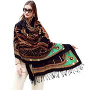 DANA XU Pashmina-Schals und Wickeltücher aus 100% Merinowolle, für Abendkleider, Hochzeit, weicher Poncho mit offener Vorderseite, Winter