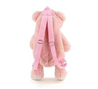 DANETI Rucksack 13 Modelle Teddybär Plüsch Erwachsene Rucksäcke Koala Plush Rucksack Damen Geschenk Tasche für Mädchen pinkbear, Pinkbear