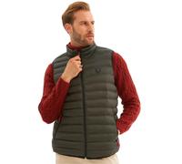 danger Herren Weste wasserdicht und winddicht, Steppweste, Wasserdichte Weste Herren, Atmungsaktiver Stoff, Leicht und Strapazierfähig Westen Herren | XL - Khaki