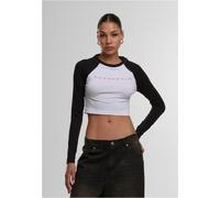 Dangerous DNGRS Damen Bold Longsleeves DLLS003 White/Black-XL
