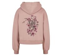 Dangerous DNGRS Hoodie Dlhd003m Flowerprint Hoody Duskrose-XS
