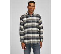 HECHTER PARIS Hemden Herren Regular Fit Langarm blau, M