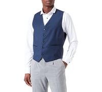 HECHTER PARIS Weste Herren Slim Fit V-Ausschnitt Schurwoll-Stretch blau, 98