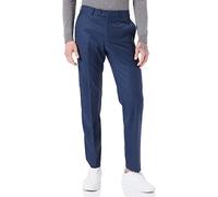 HECHTER PARIS Hose Herren Regular Fit Schurwoll-Stretch blau, 28