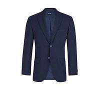 HECHTER PARIS Sakko Herren Regular Fit Reverskragen Schurwolle blau, 54