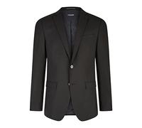 Daniel Hechter Herren Sakko Slim Fit Reverskragen Schurwoll-Stretch Schwarz Größe 27