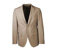 HECHTER PARIS Sakko Herren Regular Fit Reverskragen Schurwoll-Stretch beige, 26