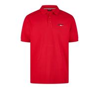 Poloshirt mit Label-Stitching XXL men Rot