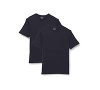 HECHTER PARIS T-Shirt mit Logo-Stitching in Marineblau, Größe M