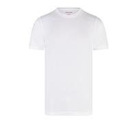 HECHTER PARIS T-Shirts Herren Slim Fit Kurzarm Rundhals Baumwolle weiß, S