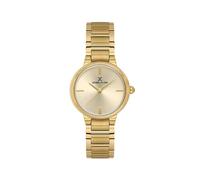 Daniel Klein DK.1.14100-4 Metallgehäuse Metallarmband 3 ATM Wasserdicht Goldfarbe Damen Armbanduhr