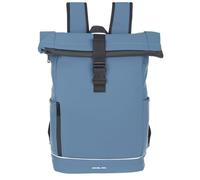Daniel Ray Rucksack Kurierrucksack Daypack Highlands Größe Large DIN A4 Laptop Fach Fahrradrucksack Daypack Herren Damen Plane wetterfest 1086M + Schlüsselmäppchen (Lite Blue 11)