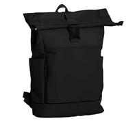 Daniel Ray Rucksack Pittsburgh mit Rolltop-Verschluss - Rolltop-Tasche mit Laptop-Fach in Black