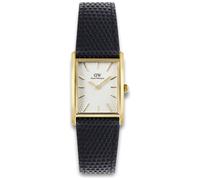 Daniel Wellington Bound Black Lizard White Guilloche Unisex Watch DW00100899