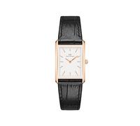 Daniel Wellington Uhr Bound, 316L Edelstahl PVD Roségold, schwarzes Croco-Armband