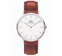 Daniel Wellington Herren Armbanduhr 'St. Mawes' braun / silber, Größe One Size, 2060714 Braun / Silber One Size
