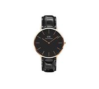 Daniel Wellington Classic Reading 40mm Uhr Herren, DW Klassisch Leder Roségold Herren Uhr