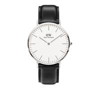 Daniel Wellington Herren Analog Quarz Uhr mit Leder Armband DW00100020