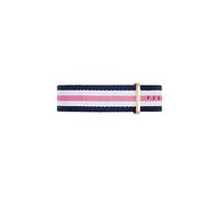 Daniel Wellington Classic Southampton, Blau-rosa-weiß/Roségold Uhrenarmband, 18mm, NATO, für Damen und Herren