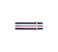 Daniel Wellington Classic Southampton, Blau-rosa-weiß/Silber Uhrenarmband, 18mm, NATO, für Damen und Herren