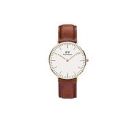 Daniel Wellington Classic St Mawes, Braun/Roségold Uhr, 36mm, Leder, für Damen und Herren