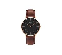 Daniel Wellington Classic St Mawes, Braun/Roségold Uhr, 40mm, Leder, für Herren