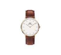 Daniel Wellington Classic St Mawes, Braun/Roségold Uhr, 40mm, Leder, für Herren