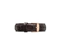 Daniel Wellington Leder Armband - 0311DW - York - Roségold - 20 mm - groß